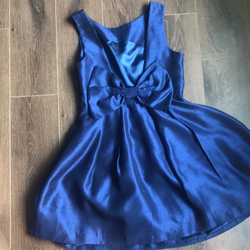 Lulu’s - Blue Dress with Back Bow